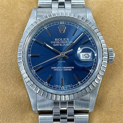 rolex 16030 blue dial.